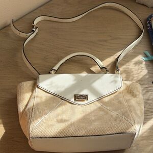 Kate Spade Cream and Tan Satchel